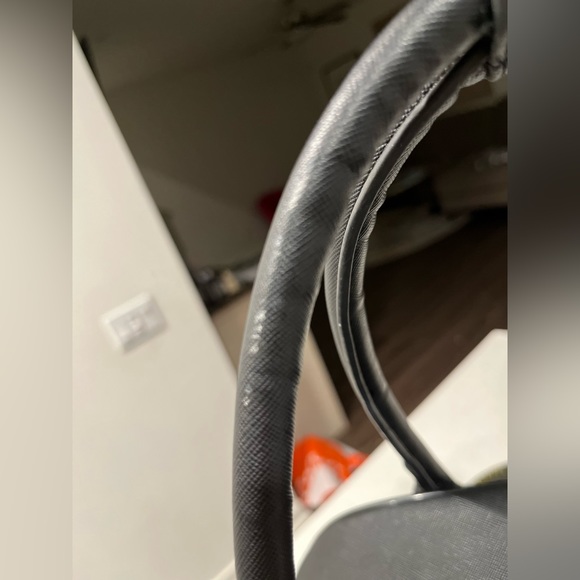 Guess duffle bag leather travel suitcase black logo versatile dome KORRY epi - Picture 9 of 14